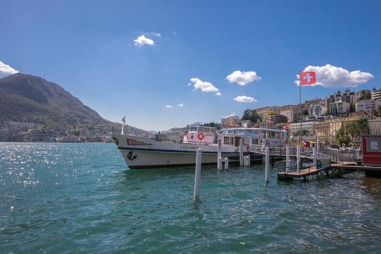 Panoramic Penthouse Apartment Lugano Luaran gambar