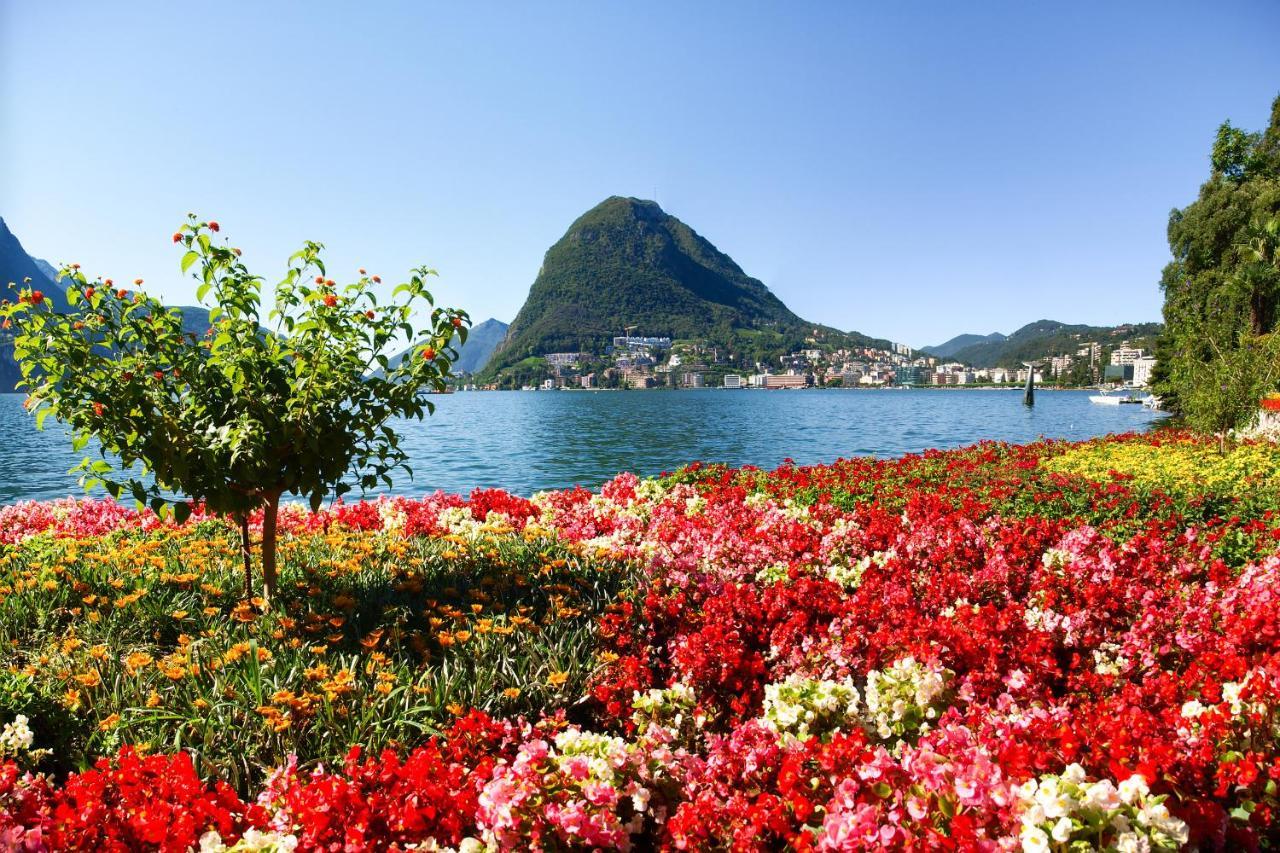 Panoramic Penthouse Apartment Lugano Luaran gambar
