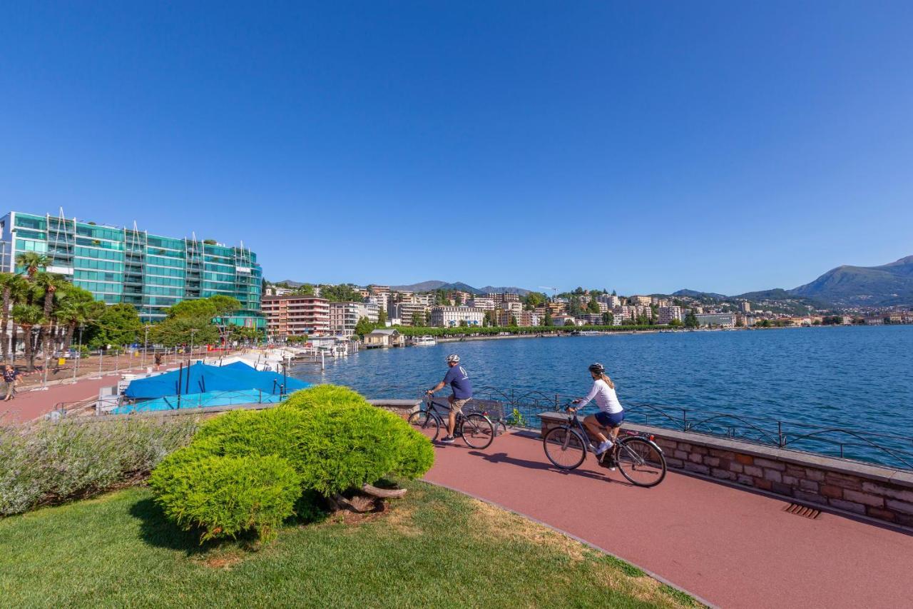 Panoramic Penthouse Apartment Lugano Luaran gambar