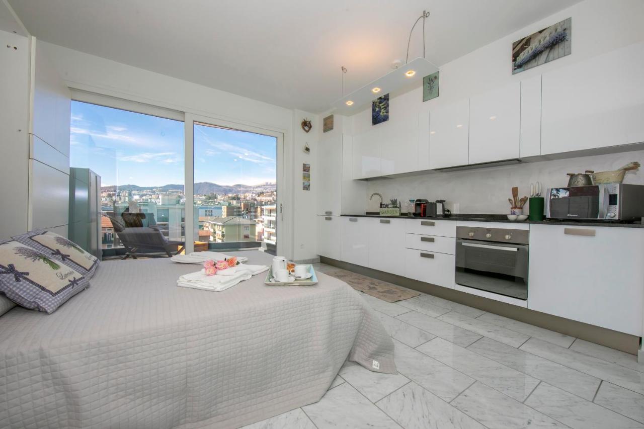 Panoramic Penthouse Apartment Lugano Luaran gambar